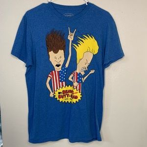 MTV’s Beavis & Butthead Fourth Of July Independence Day TShirt